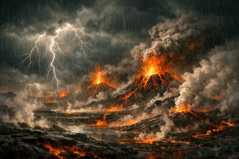 lluvia primitiva