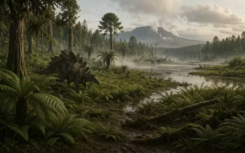 paisaje del jurásico
