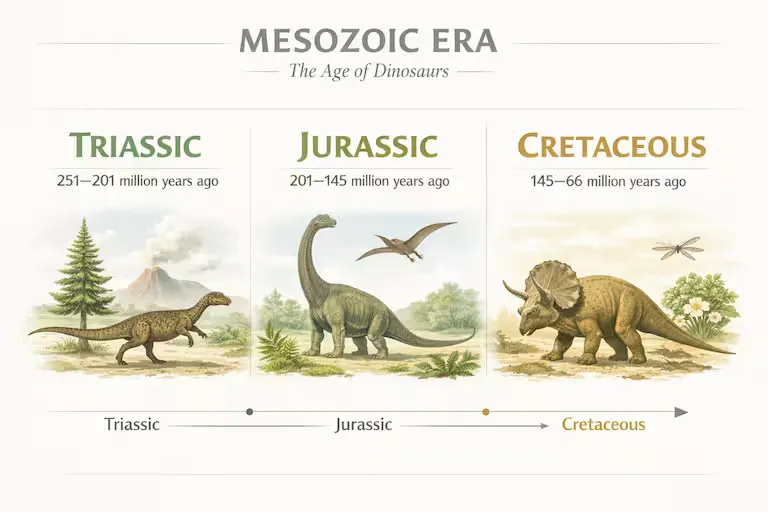 periodos del mesozoico